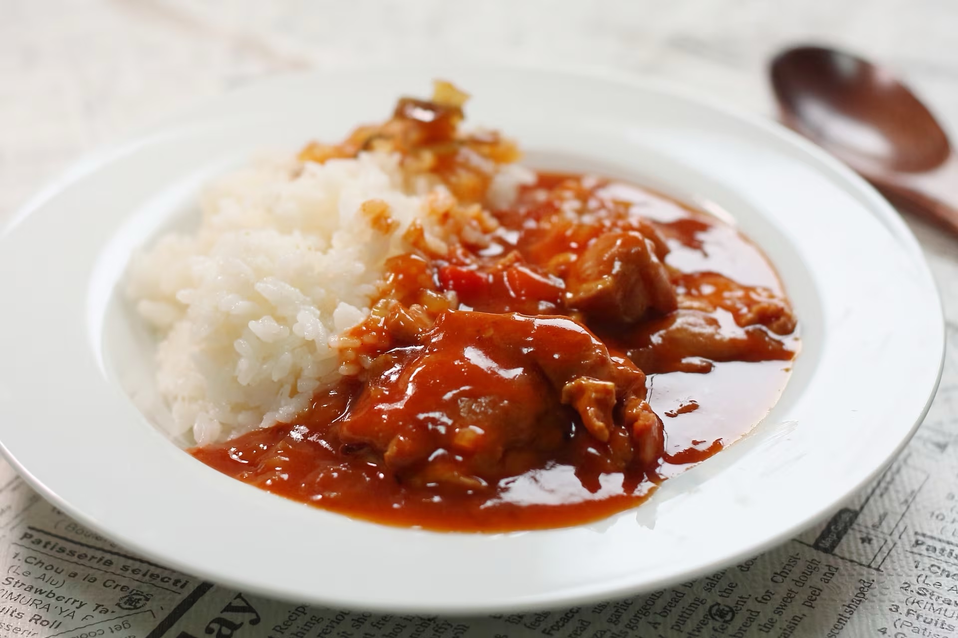 水なし！フレッシュトマトのチキンカレー